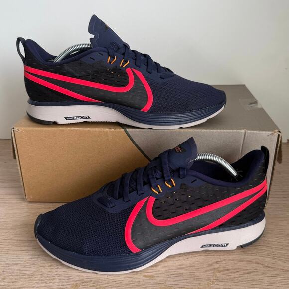 Nike Zoom Strike 2 Navy Blue/White Women Running Sneakers - SZ 8.5 - Picture 1 of 9
